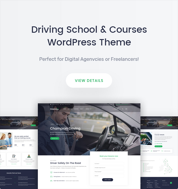 DreeveX – Driving School WordPress Theme - 5
